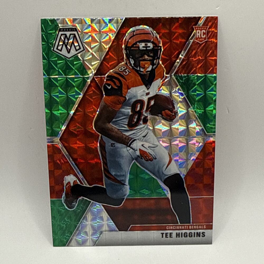 2020 Mosaic Tee Higgins CHOICE MOSAIC PRIZM SSP Rookie Card No. 213 Bengals NFL